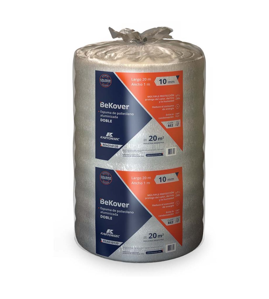BeKover – Espuma de polietileno aluminizada doble