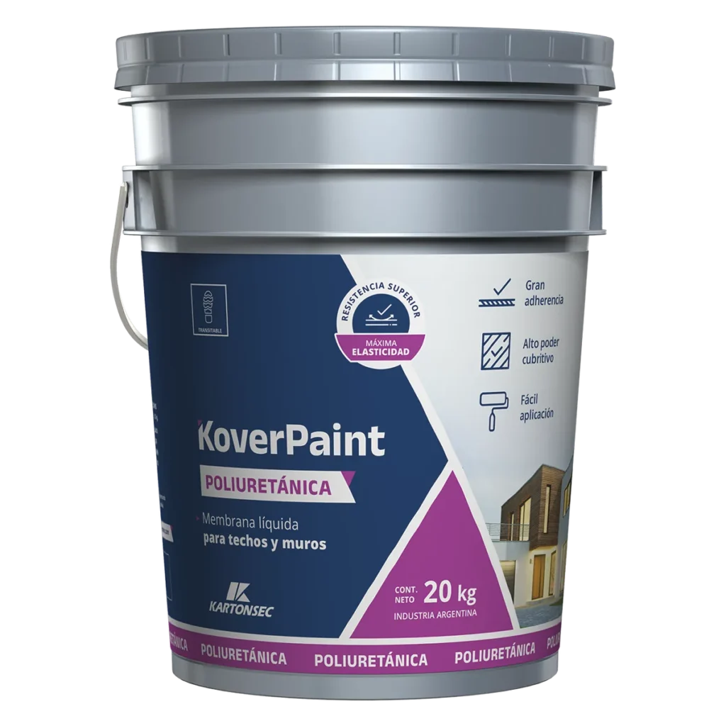 KoverPaint-Poliuretanica-20-kg_Manija-baja KoverPaint membrana poliuretánica blanca
