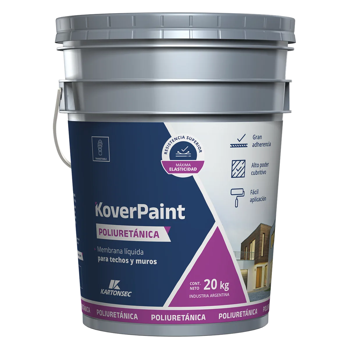 KoverPaint membrana poliuretánica blanca